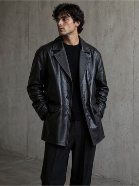 Loro Piana for Marco Pierguidi Reversible Lambskin Storm System Coat Size XXL